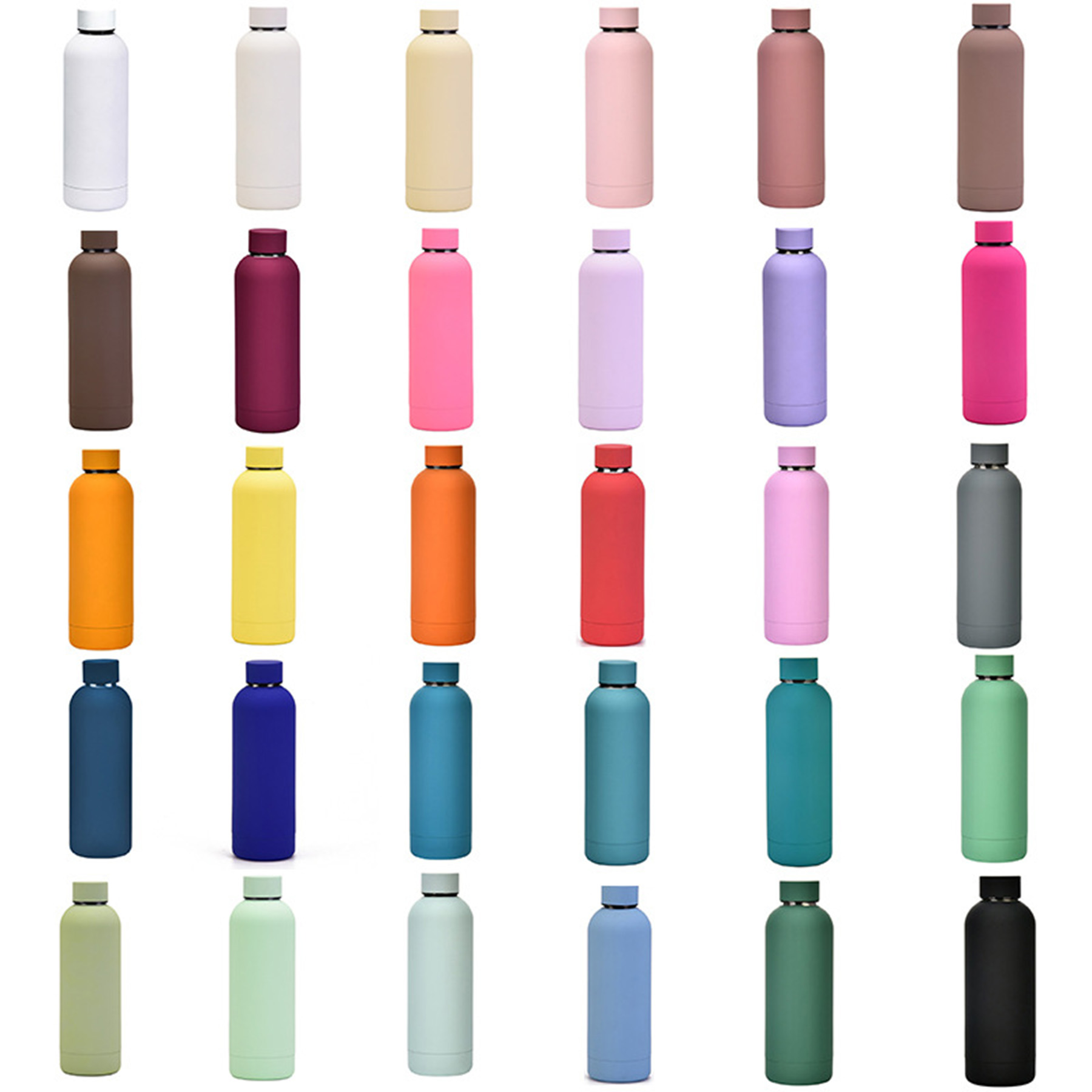17 Oz Stainless Steel Insulated Bottle, custom water bottle with logo imprint 1