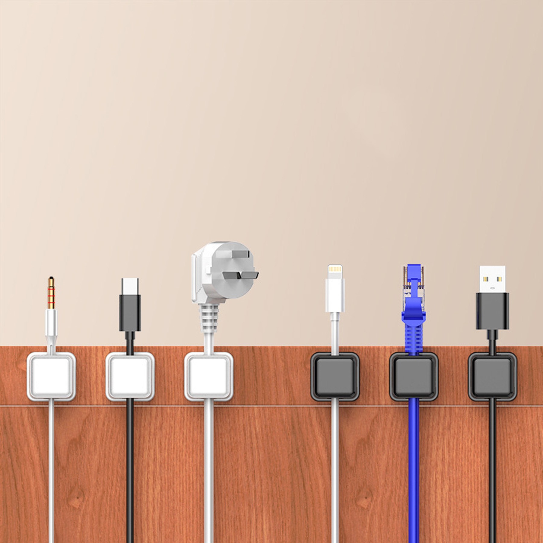 Magnetic Cable Clips Cord Holder 2