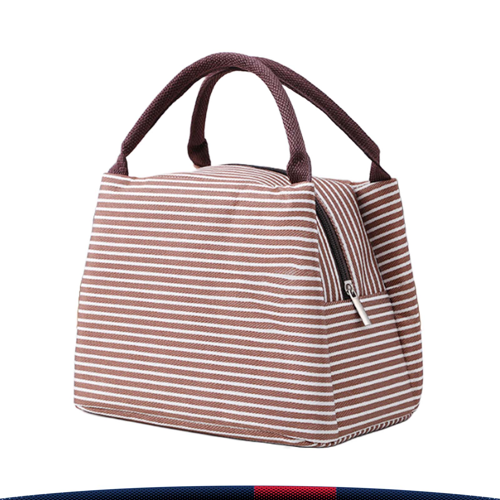 Stripe Cooler Tote Bag 2