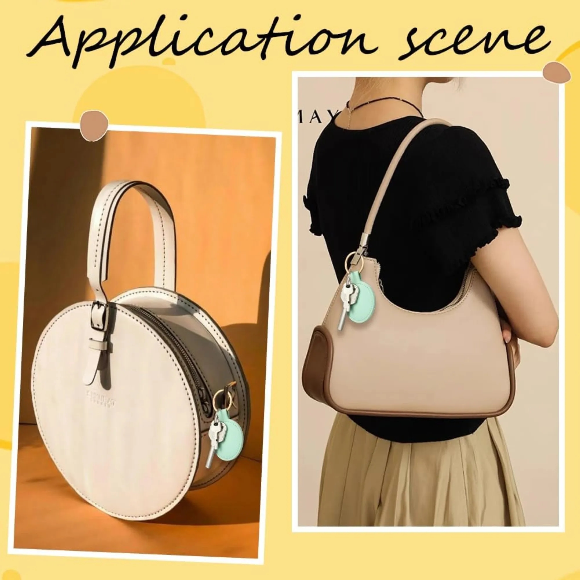 Business PU Leather Keychain 3