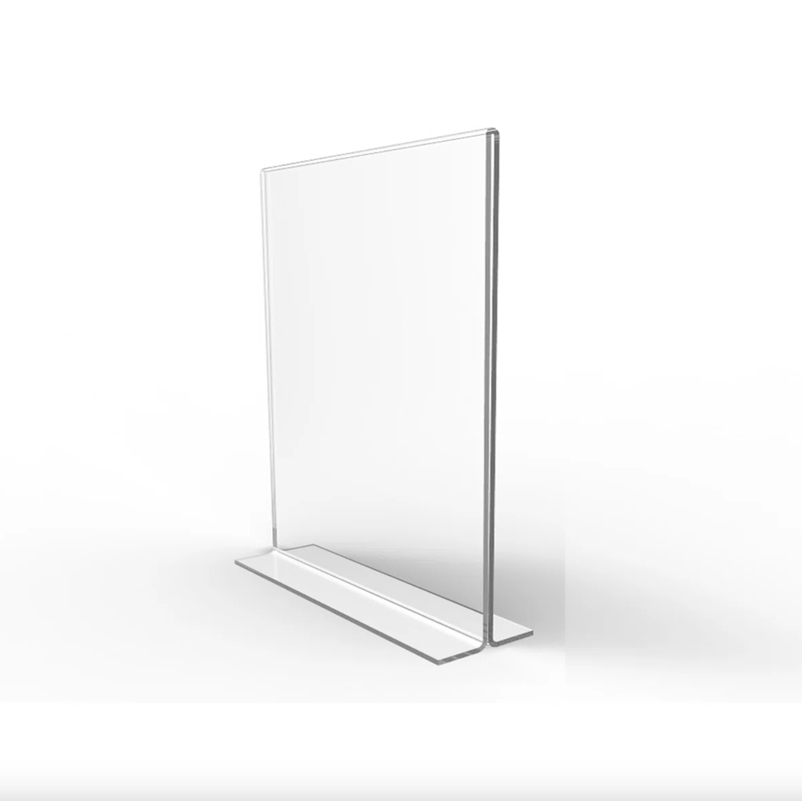 8.5" X 11" Clear Acrylic Sign Holder 2
