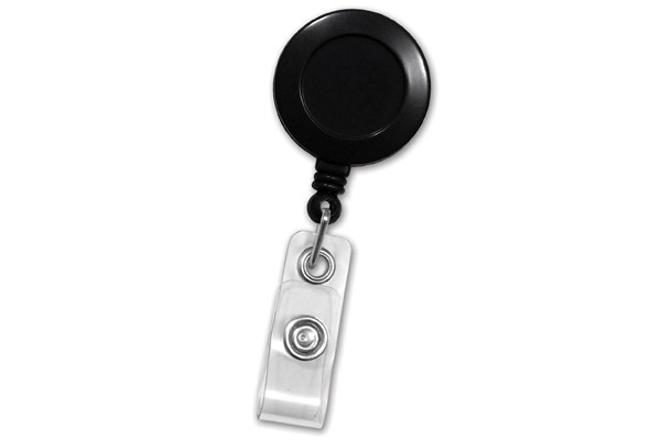 Round Plastic Clip-On Badge Reel 6