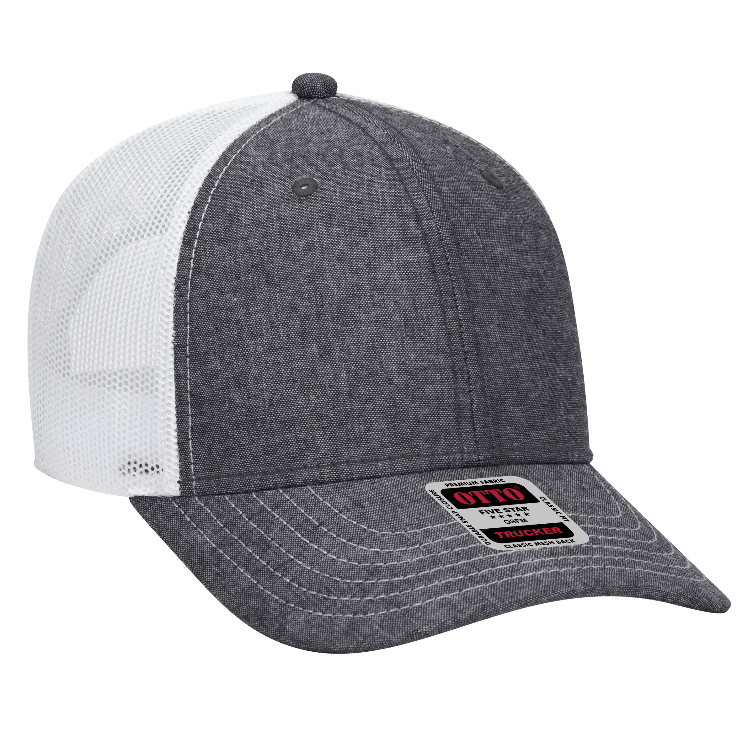 OTTO CAP® 6 Panel Low Profile Mesh Back Trucker Hat 291