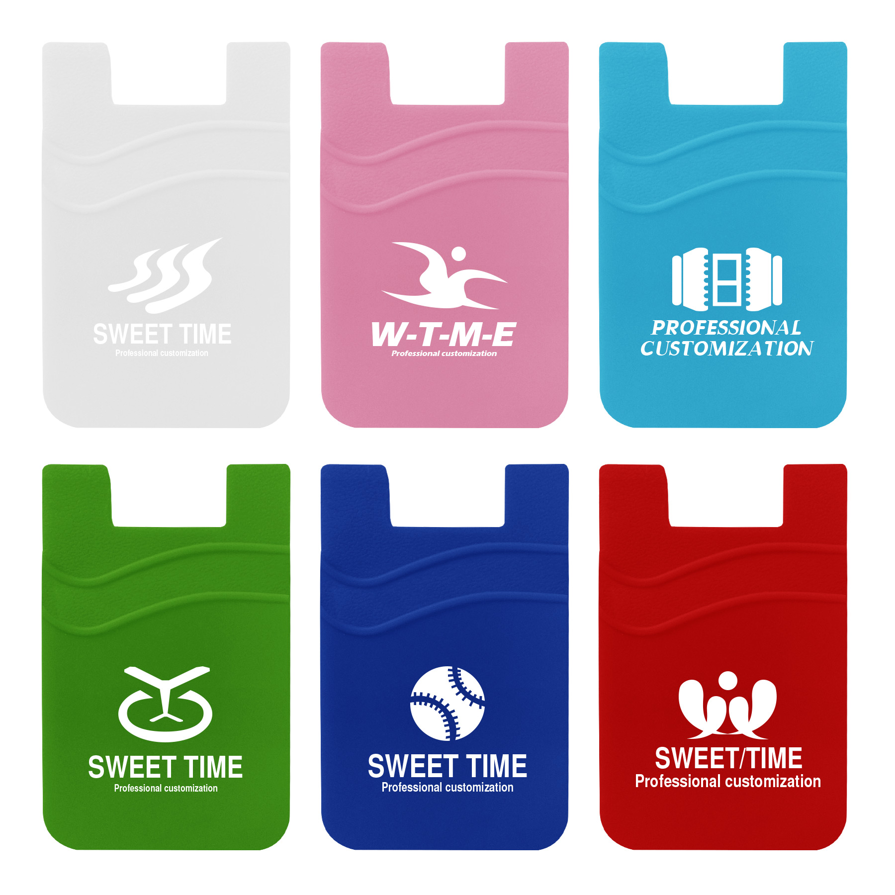 Dual Silicone Smartphone Wallet 2