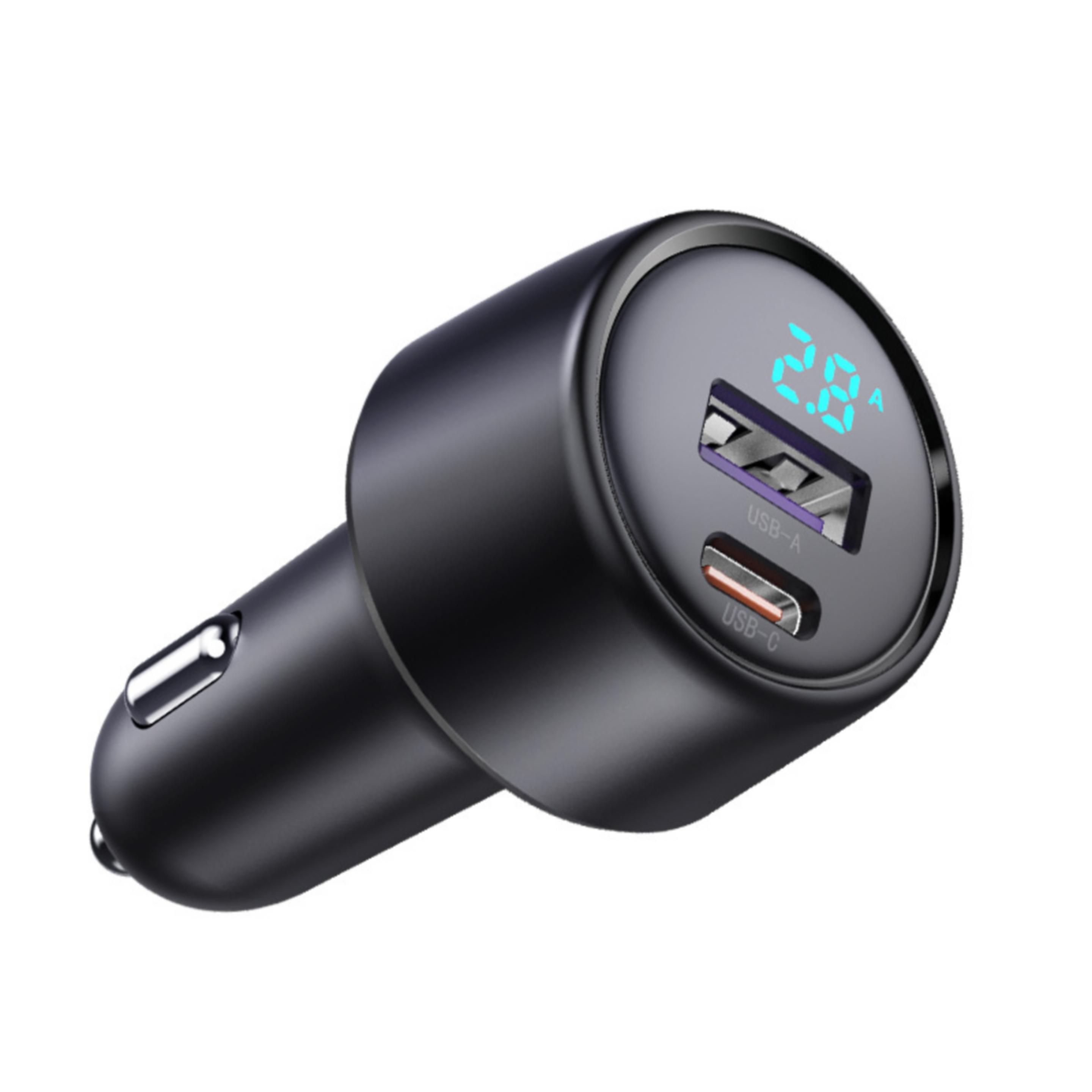 Dual-port super fast charging usb car charger 3