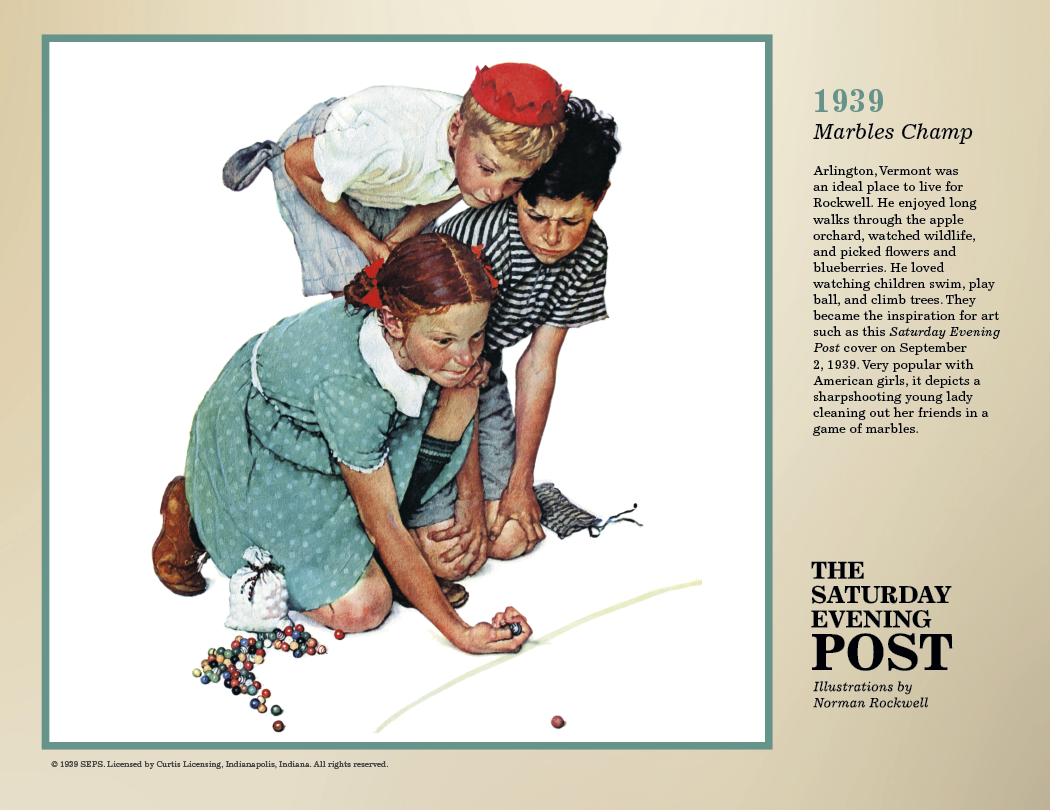 Triumph® Calendars The Saturday Evening Post Deluxe Pocket Calendar 33