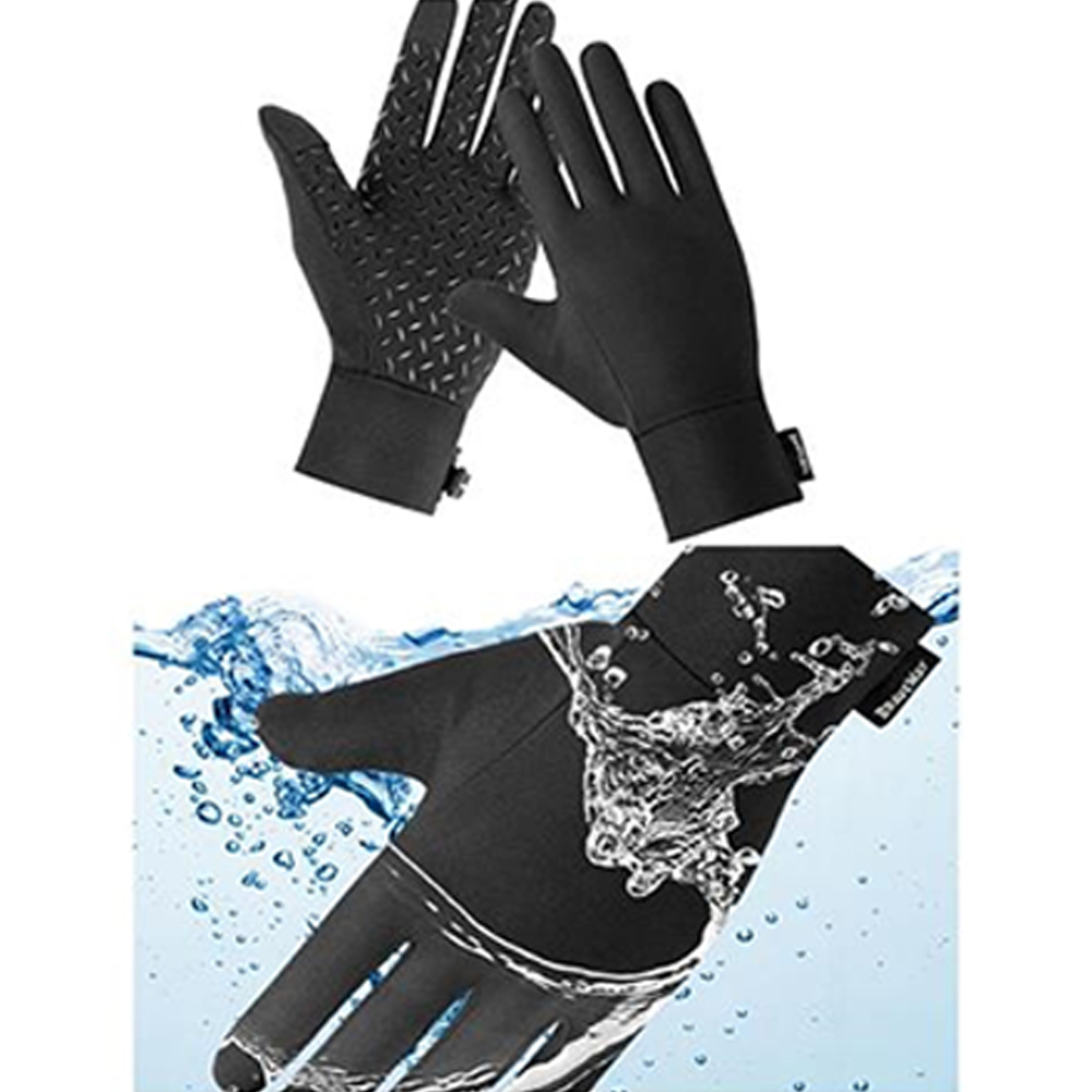 Warm Touch Screen Non-slip Silicone Gloves 2