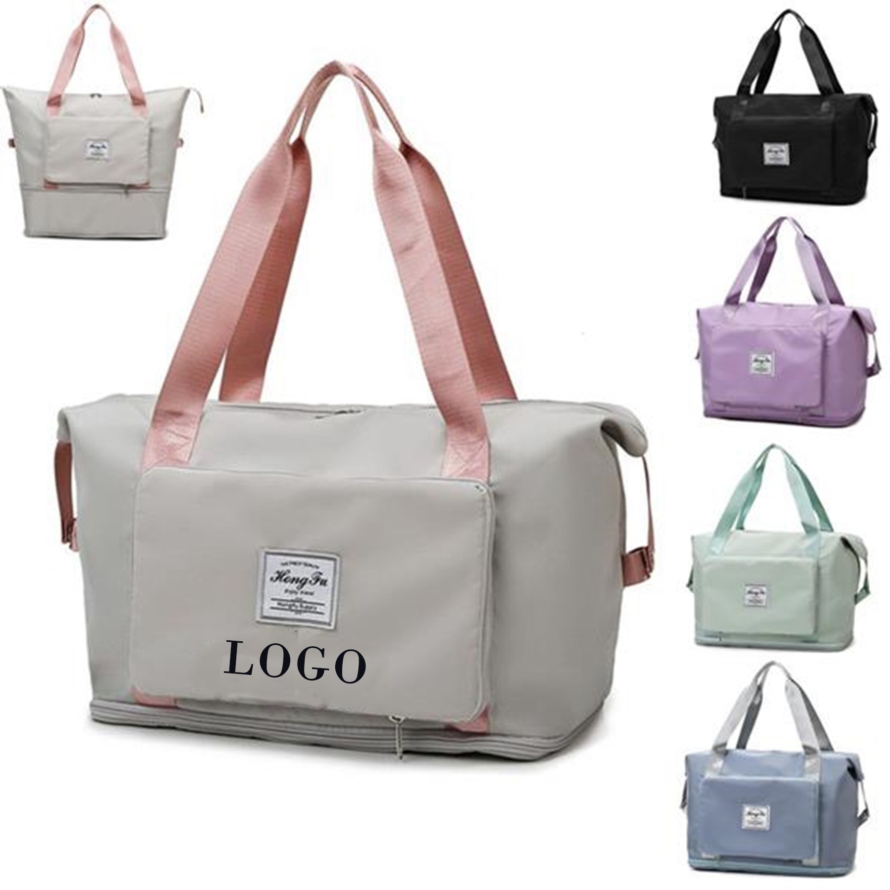 Folding Travel Handbag Tote Bag 2