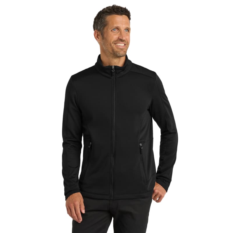 Port Authority Grid Fleece Jacket. 7