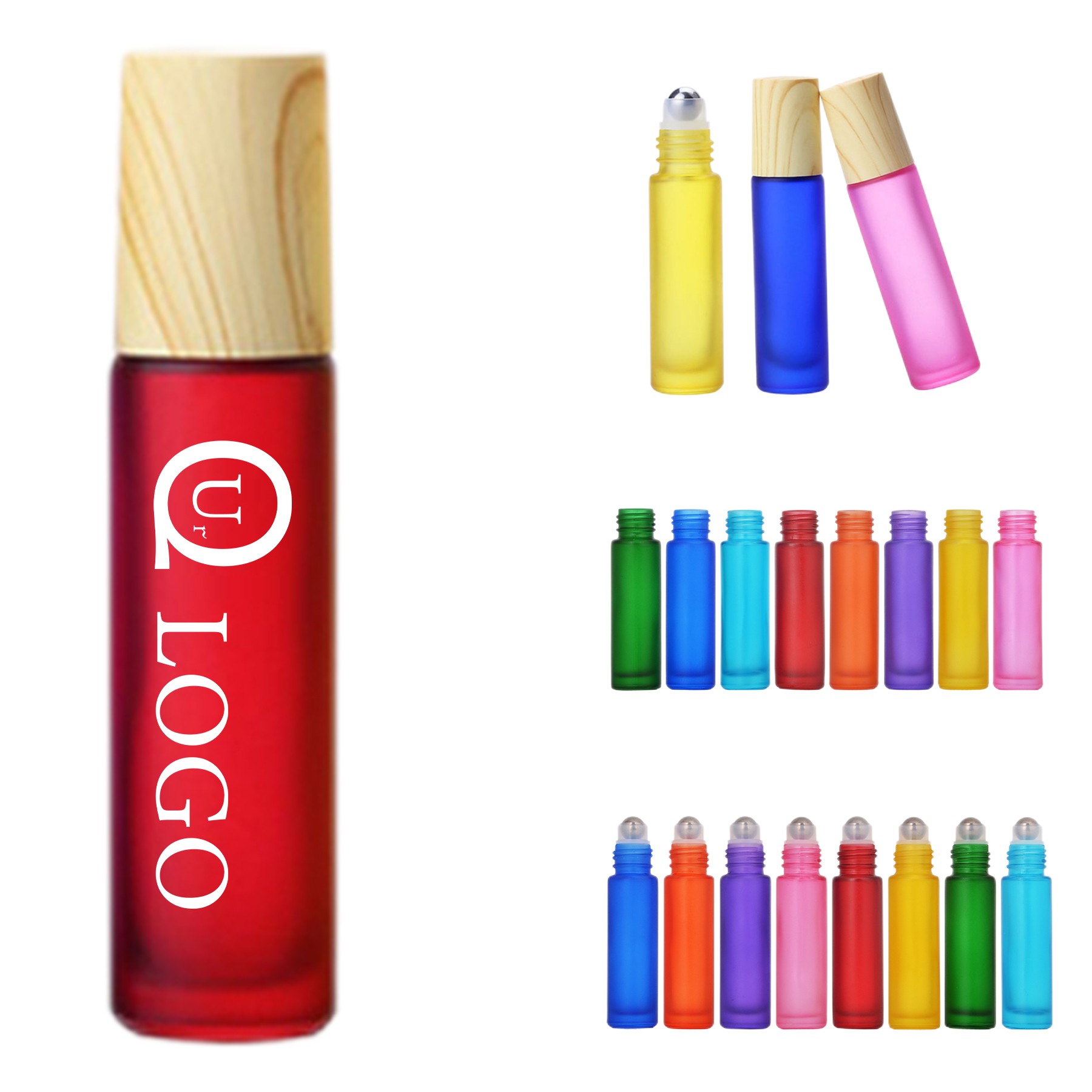 0.3Oz Double-Layer Glass Essential Oil Bottle
