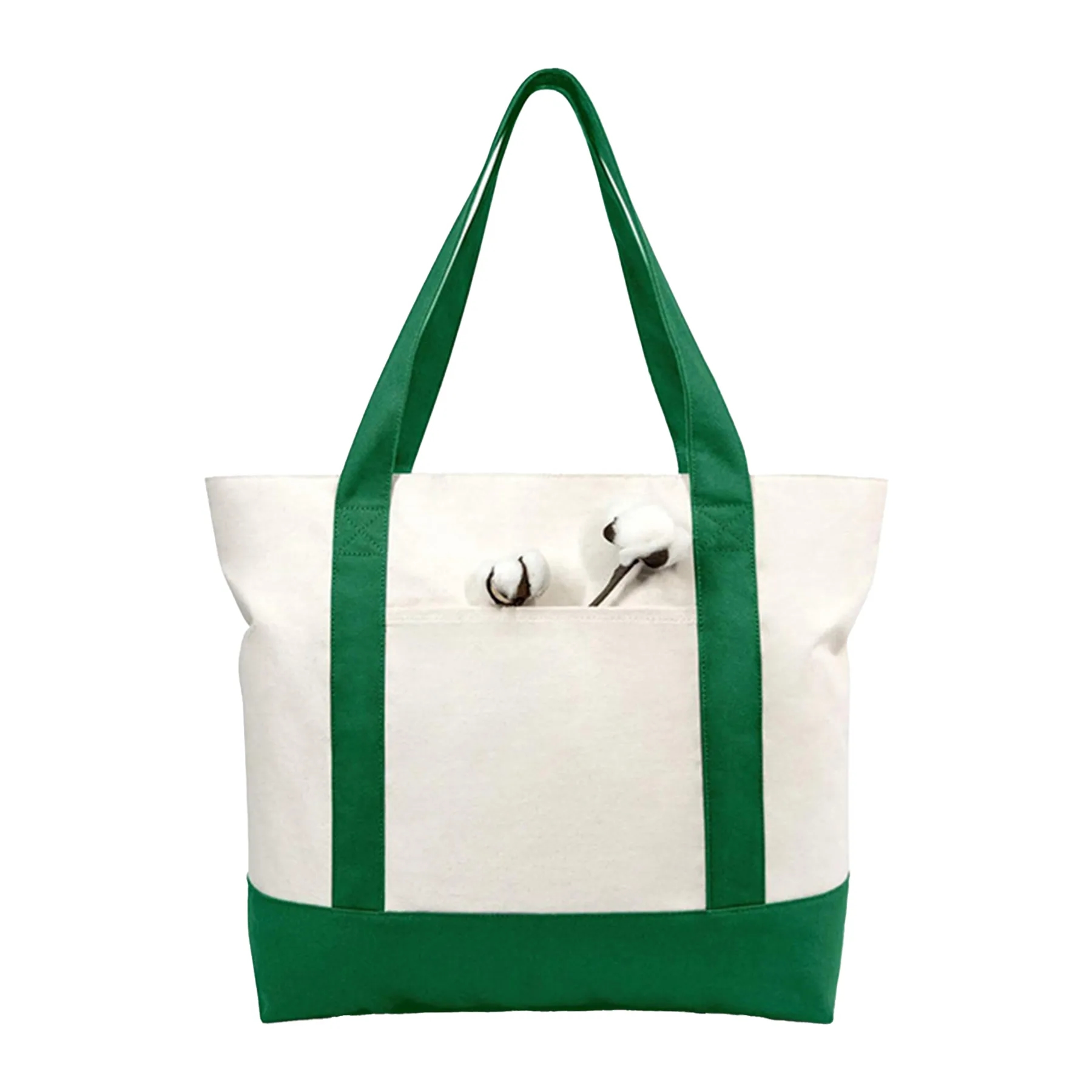 12oz. Natural Canvas Boat Tote w/ Reinforced Handle 3