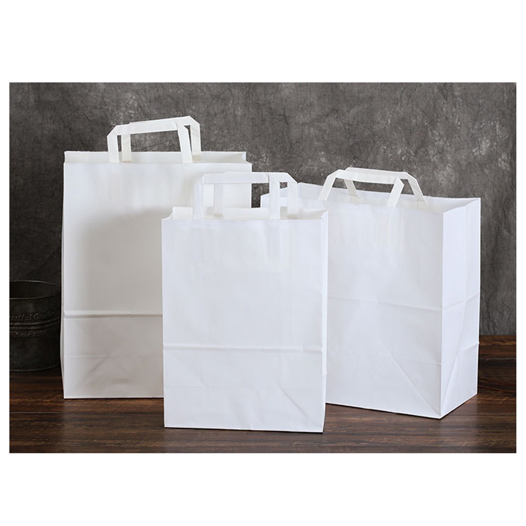 Kraft Paper Bag With Flat Handles 3