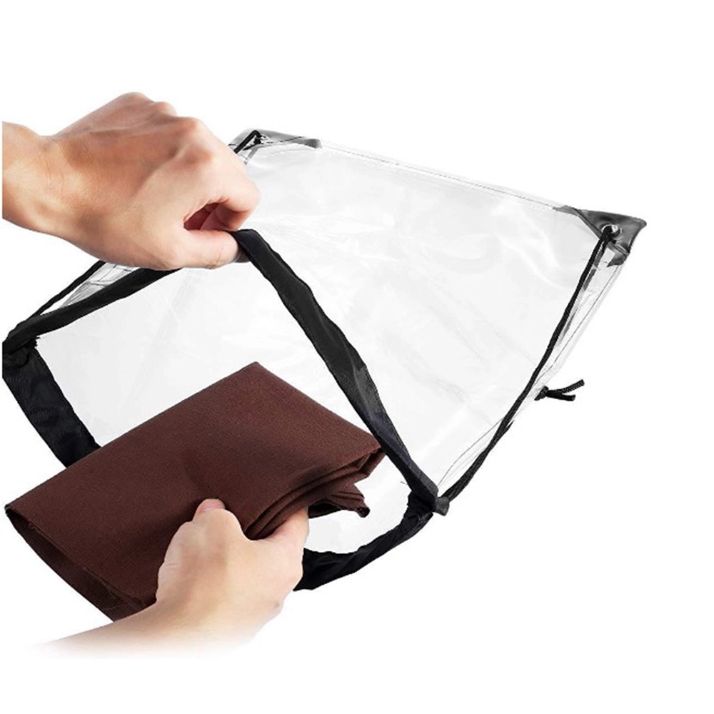 Promotional Clear Plastic Drawstring Bag 13