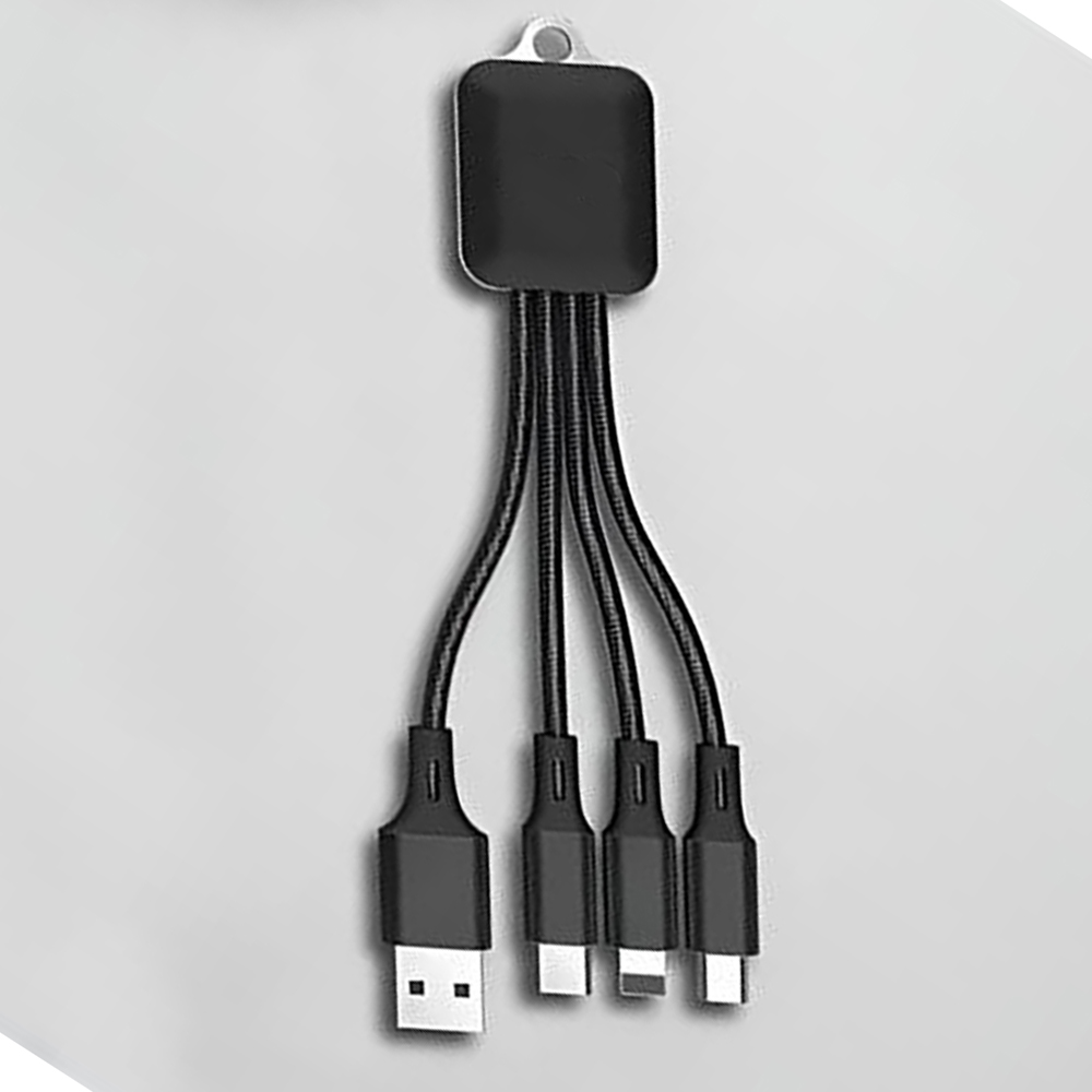 TrioCharge 3-in-1 Keychain Charging Cable 5