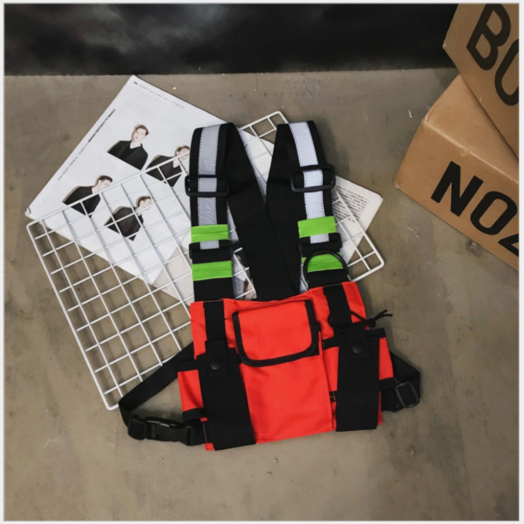 Tactical Reflective Vest Chest Pack 3