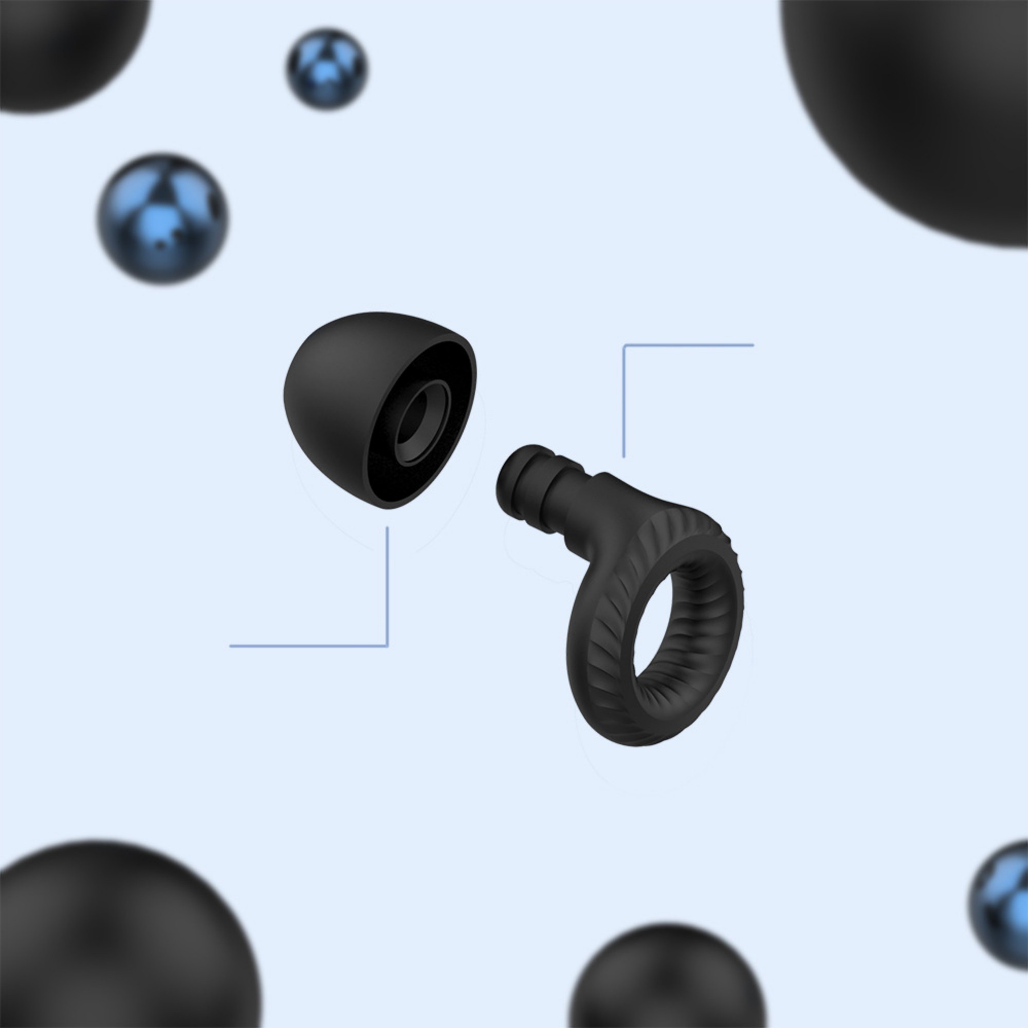 Reusable Silicone Ear Plugs 4