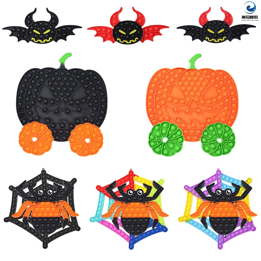 HalloweenPush Pop Bubble Fidget Luminous Sensory Squishy Toy 3