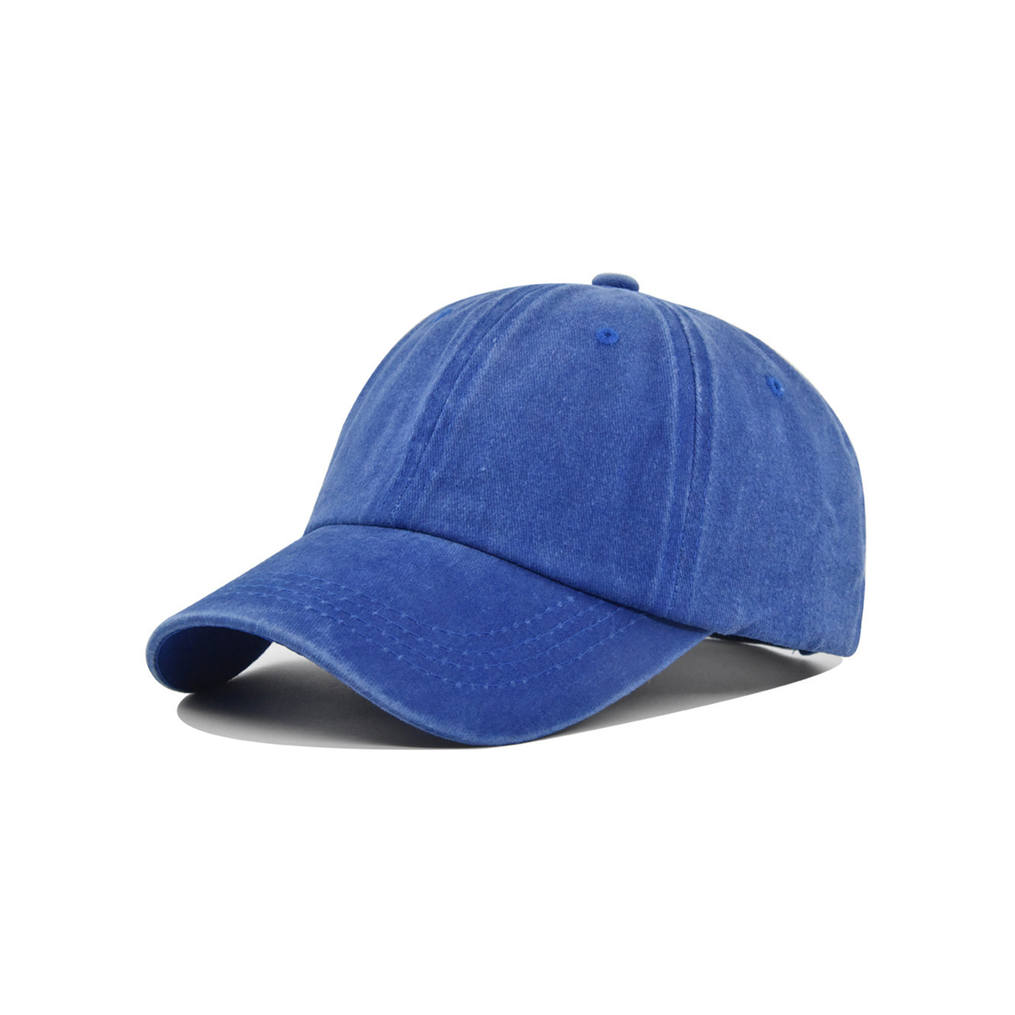 Cotton Adjustable Baseball Cap With Metal Buckle 19
