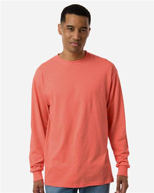 Unisex Gold Soft Touch Long Sleeve T-Shirt - 4820 6