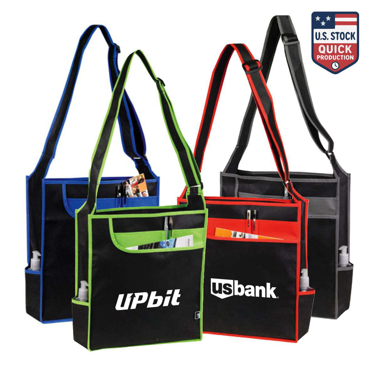 UrbanTrek Multi-Pocket Crossbody Tote 17