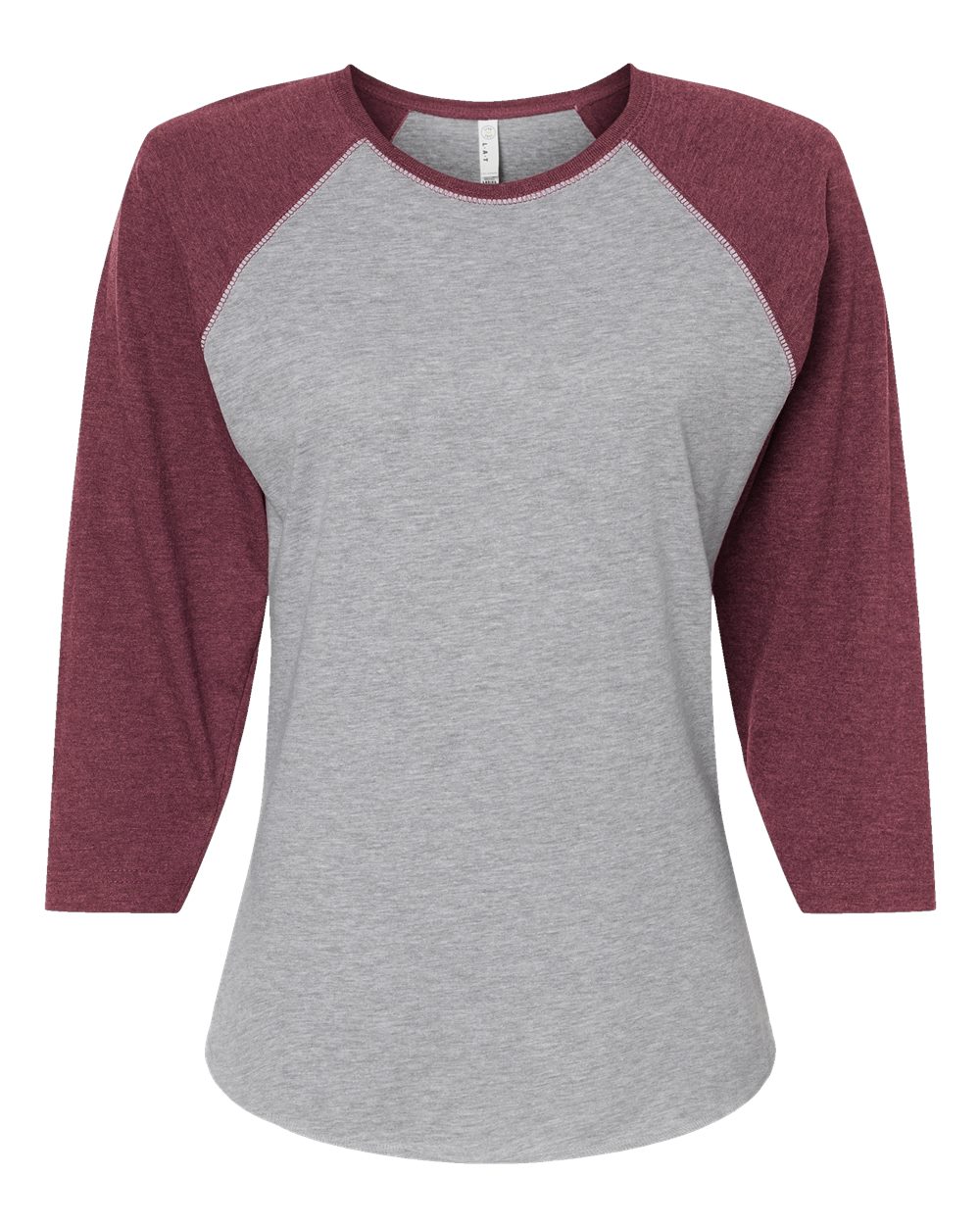 Women's Baseball Fine Jersey Three-Quarter Sleeve Tee - 3530 45