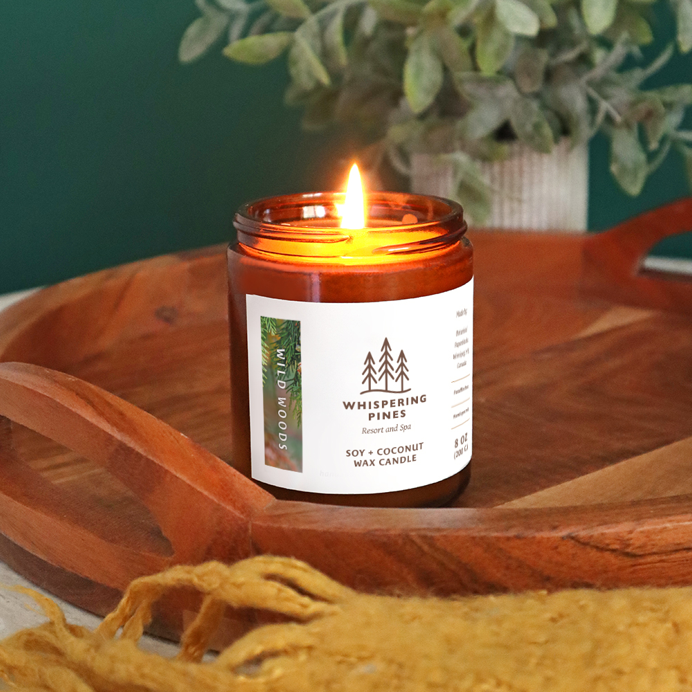 8 oz Hand-Poured Wild Woods Candles 3