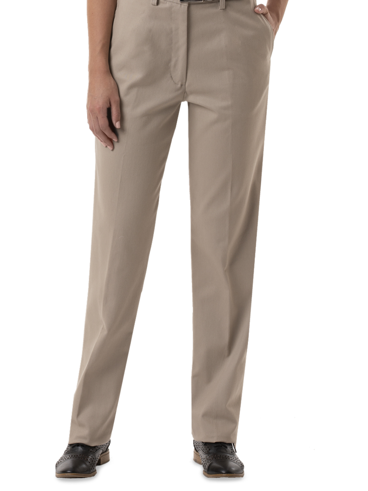 Blue Generation - Women's 4-Pocket Scotchgard Twill Flat Front Pant