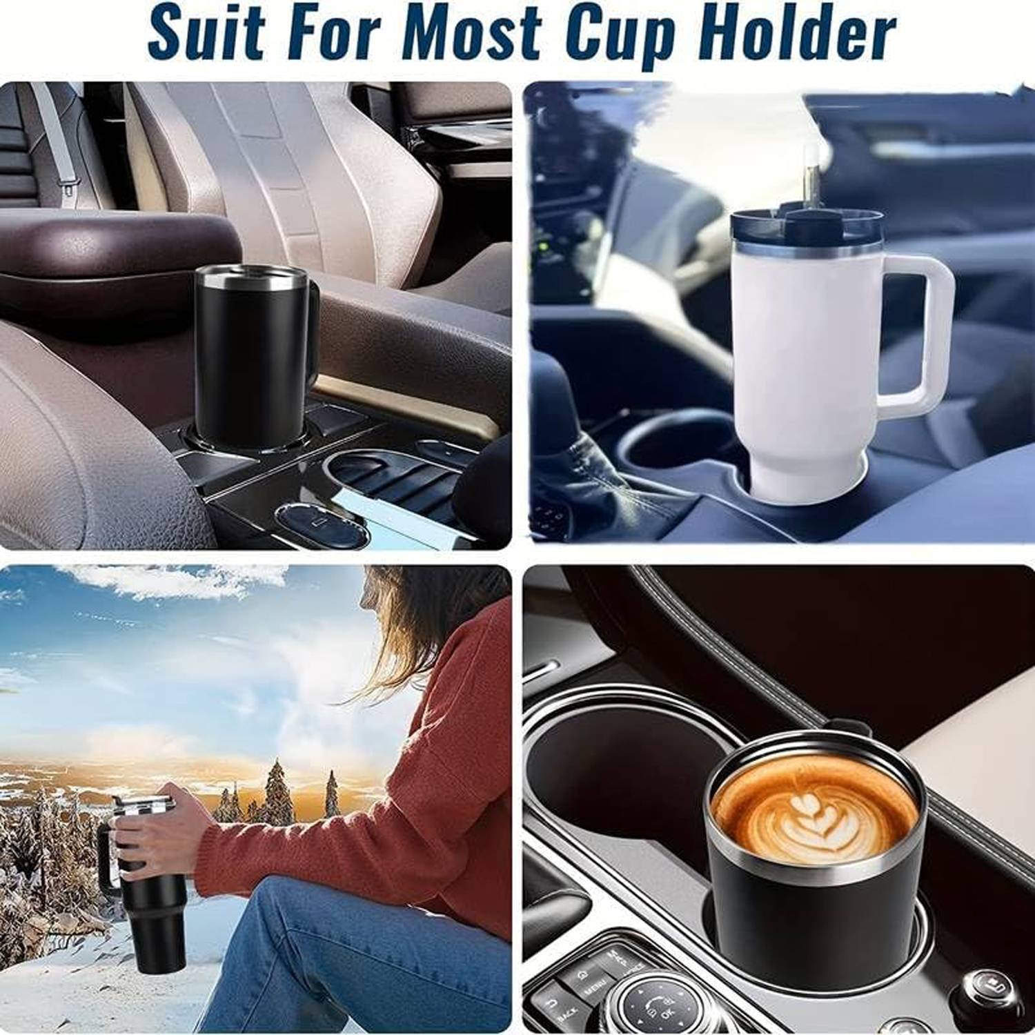 40oz Custom Stainless Steel Travel Tumbler w/ Straw 6