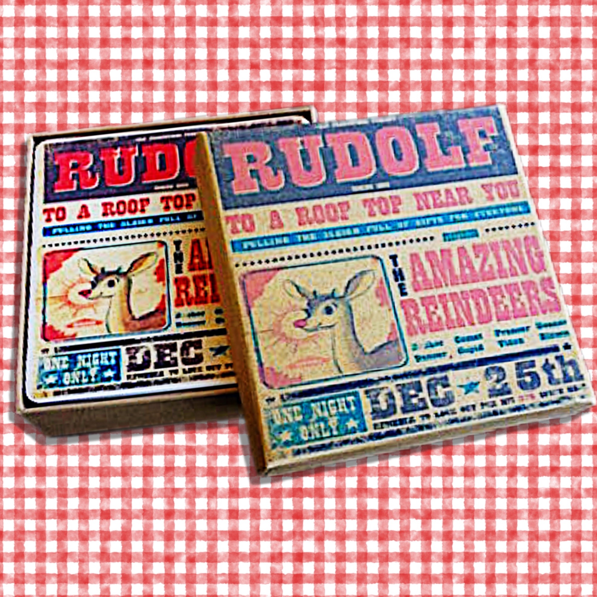 4 Square Coaster Gift Box Set 5