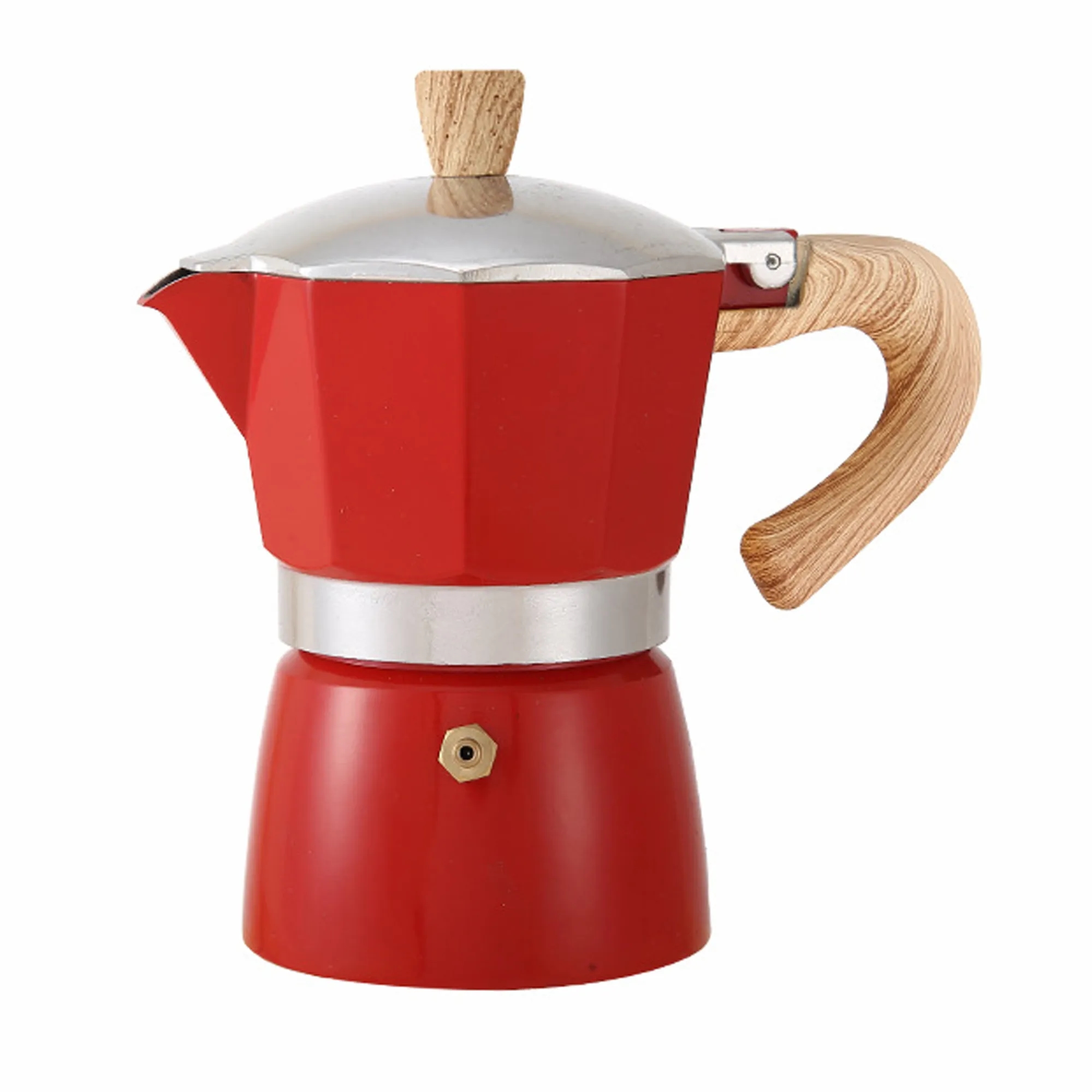 Wood Handle Coffee Pot 3