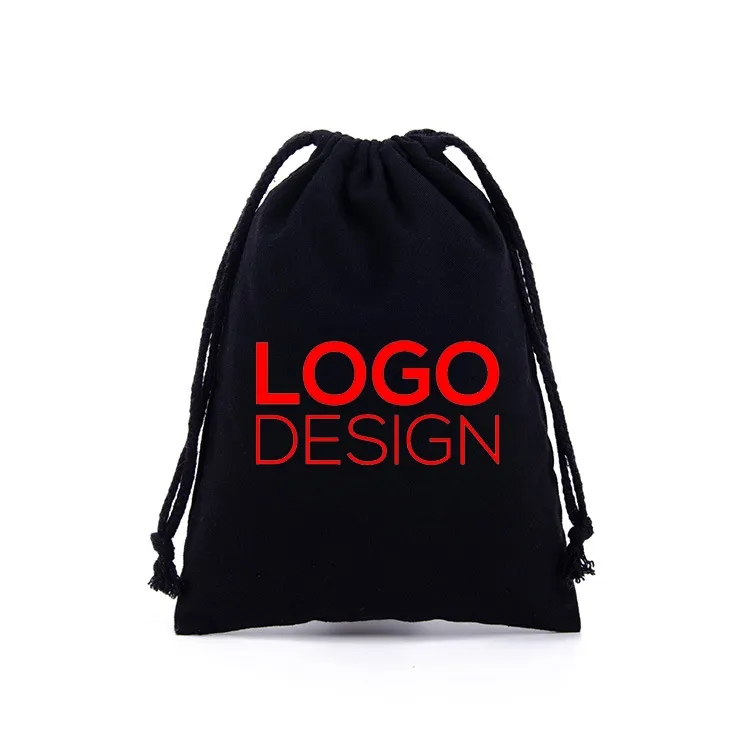 Printed 4" x 6" Natural Cotton Drawstring Bag - 10 oz 6