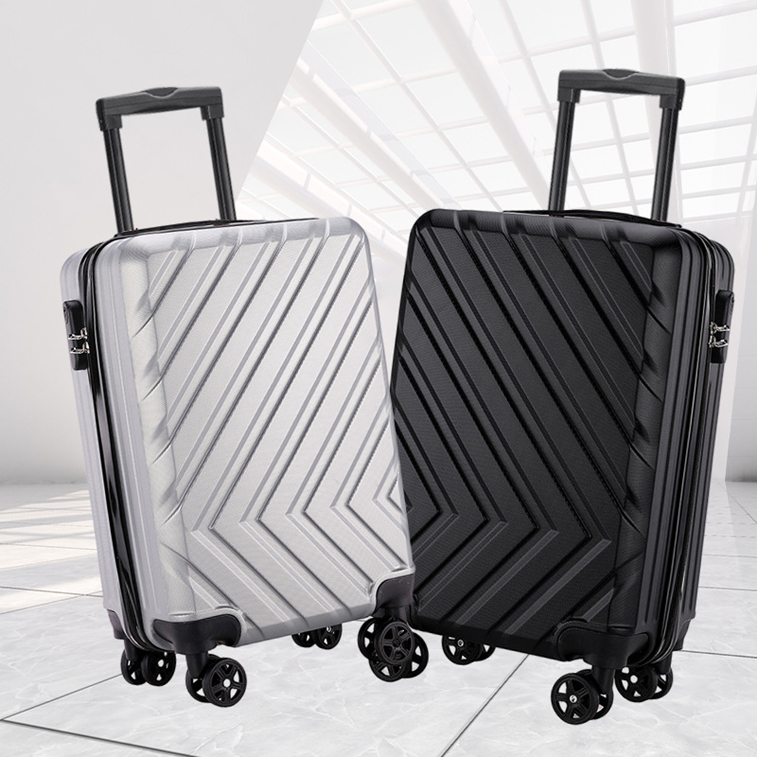 20-Inch Hard Shell Expandable Rolling Carry-On Luggage 2