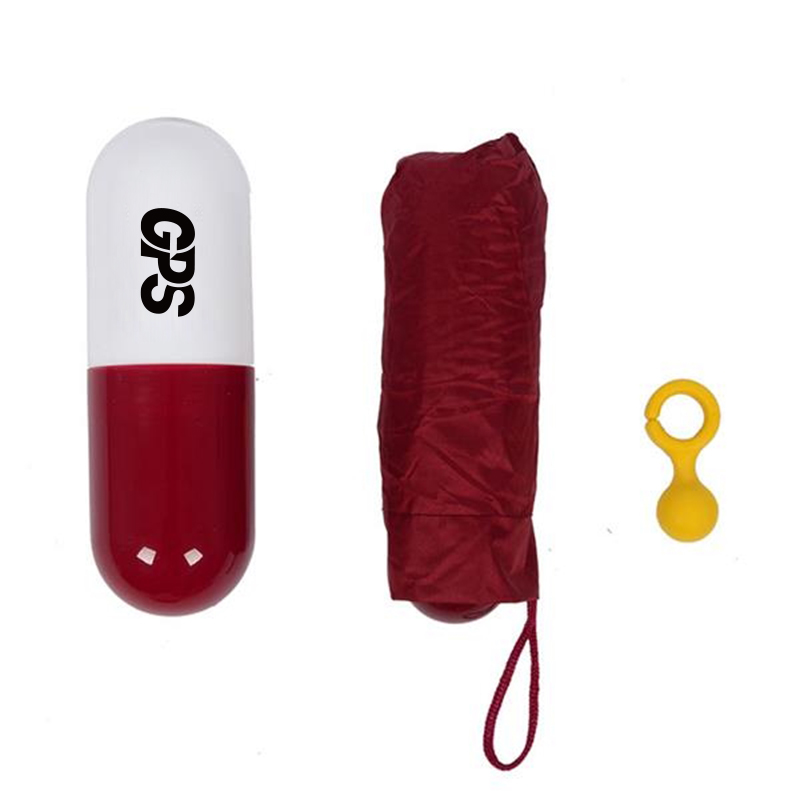 7 " Portable Travel Ultra Mini Pocket Capsule Umbrella 5