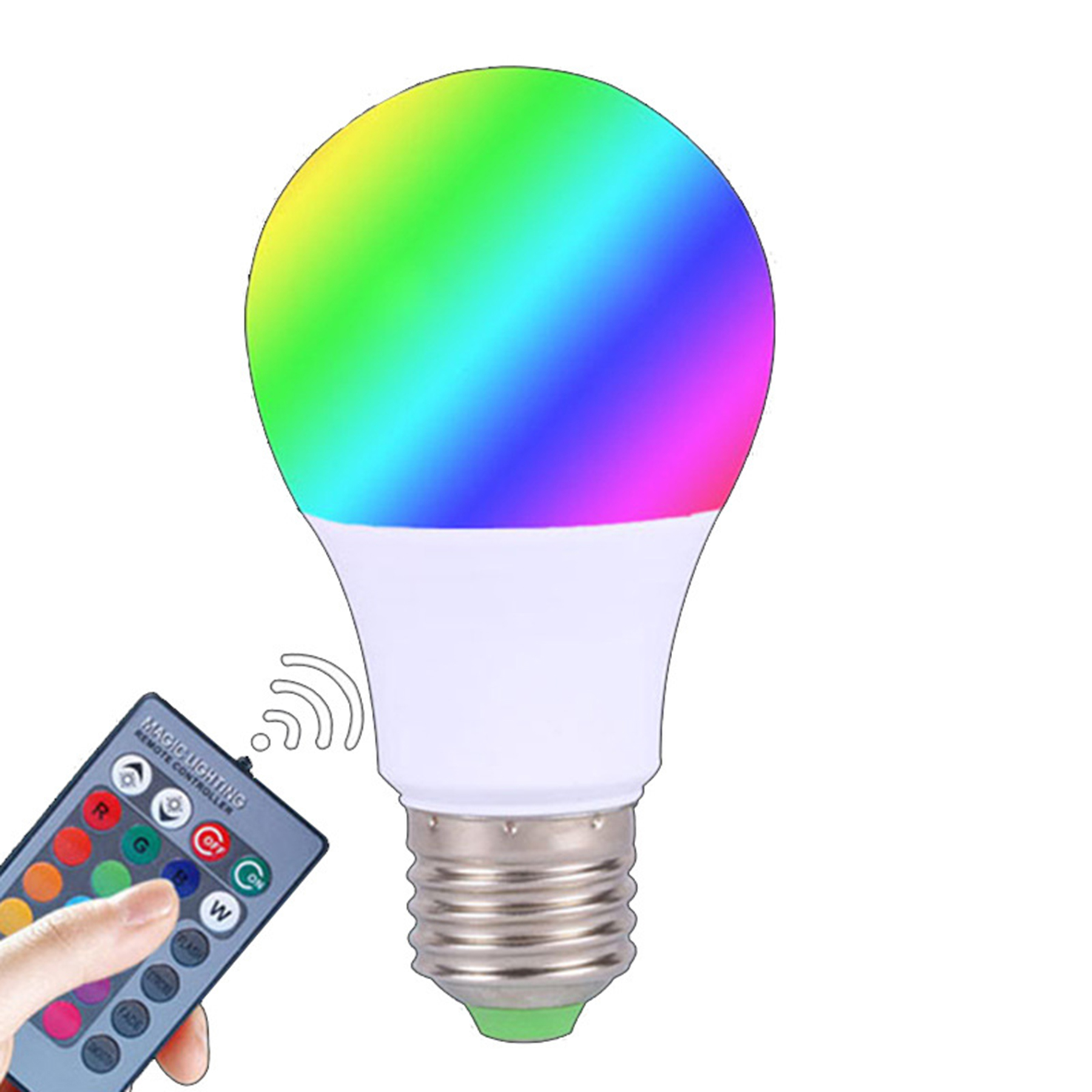 LED Light Bulbs with Remote Control 2