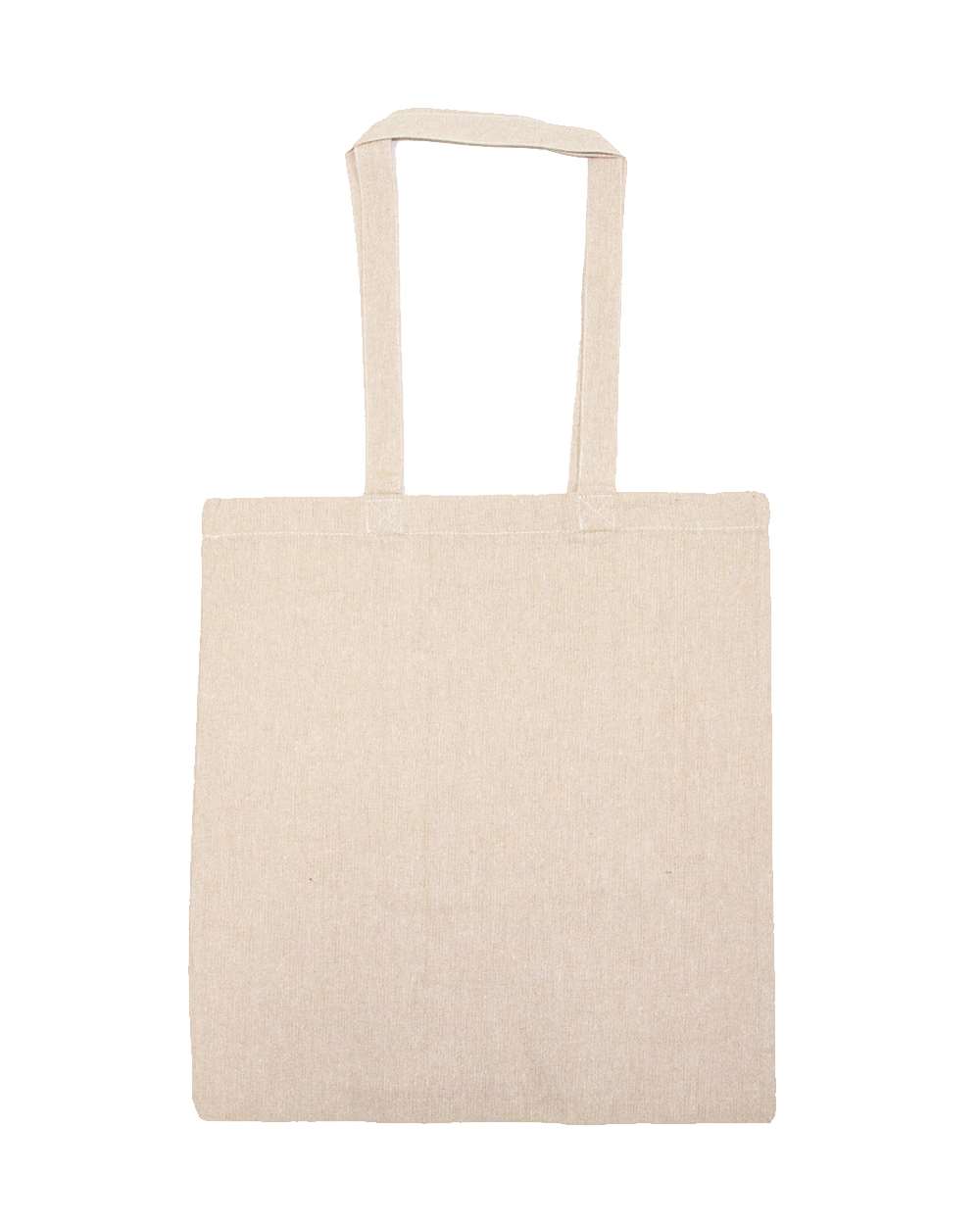 Lightweight Recycled Canvas Tote Bag with Extended Handle - 8505R, custom tote bag with logo imprint 44