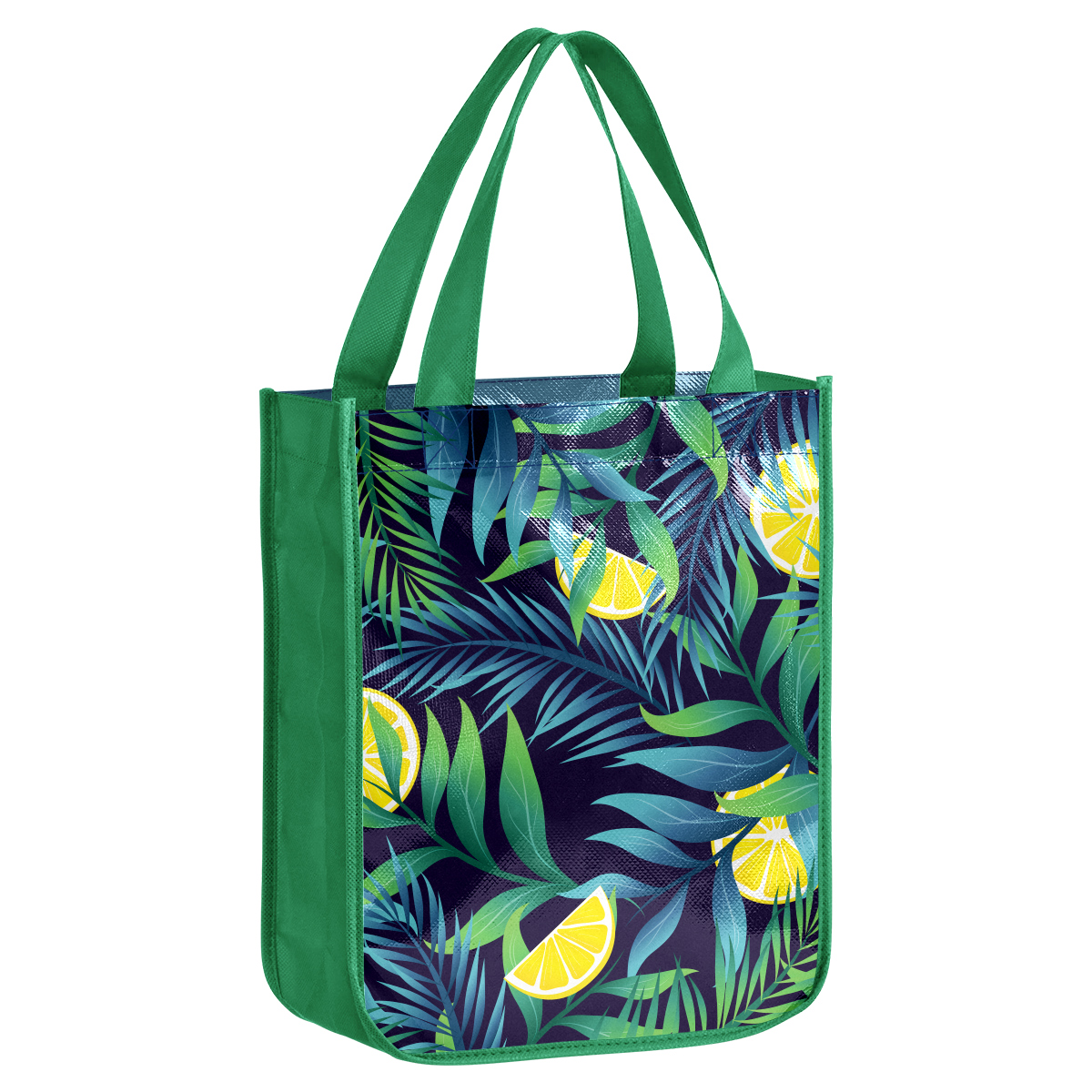 Custom 105gsm Laminated Tote Bag with Round Corner (12'' L x 16'' W x 6'' H) 5
