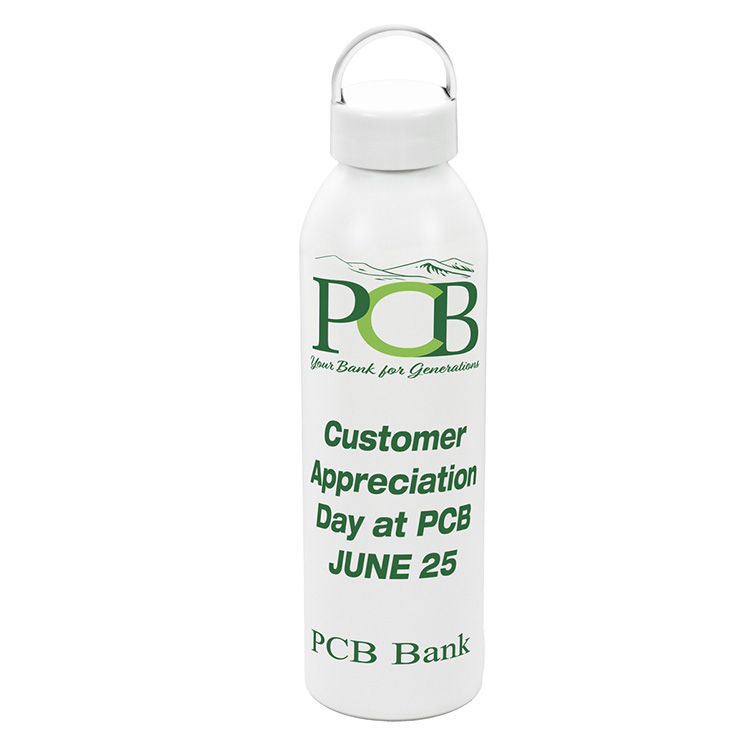"GRAMBLER" 22 OZ Recycled Aluminum Bottle With Carry Lid 7