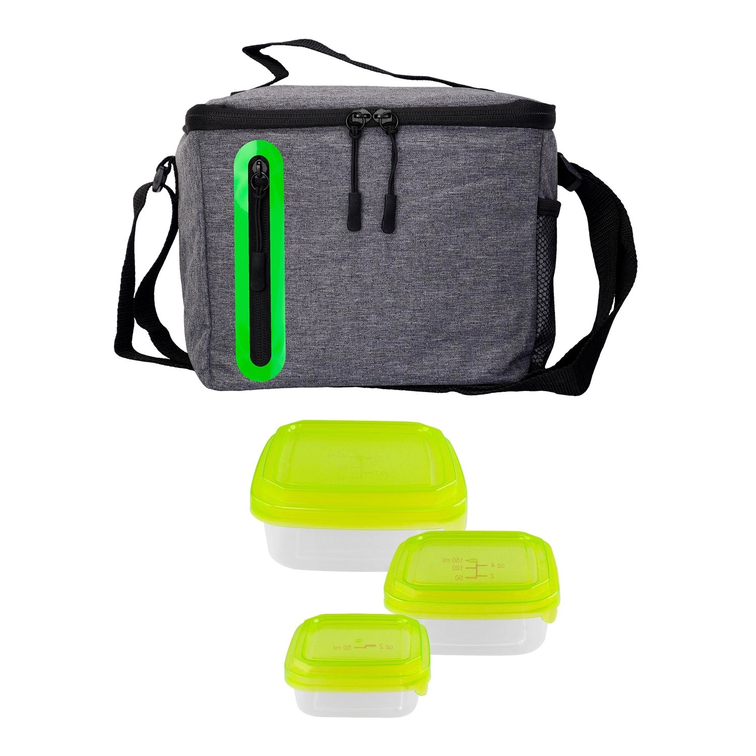 Portion Control Oval Cooler Lunch Set 21