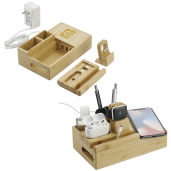 Bamboo Fast Wirelsss Charging Dock Station 49