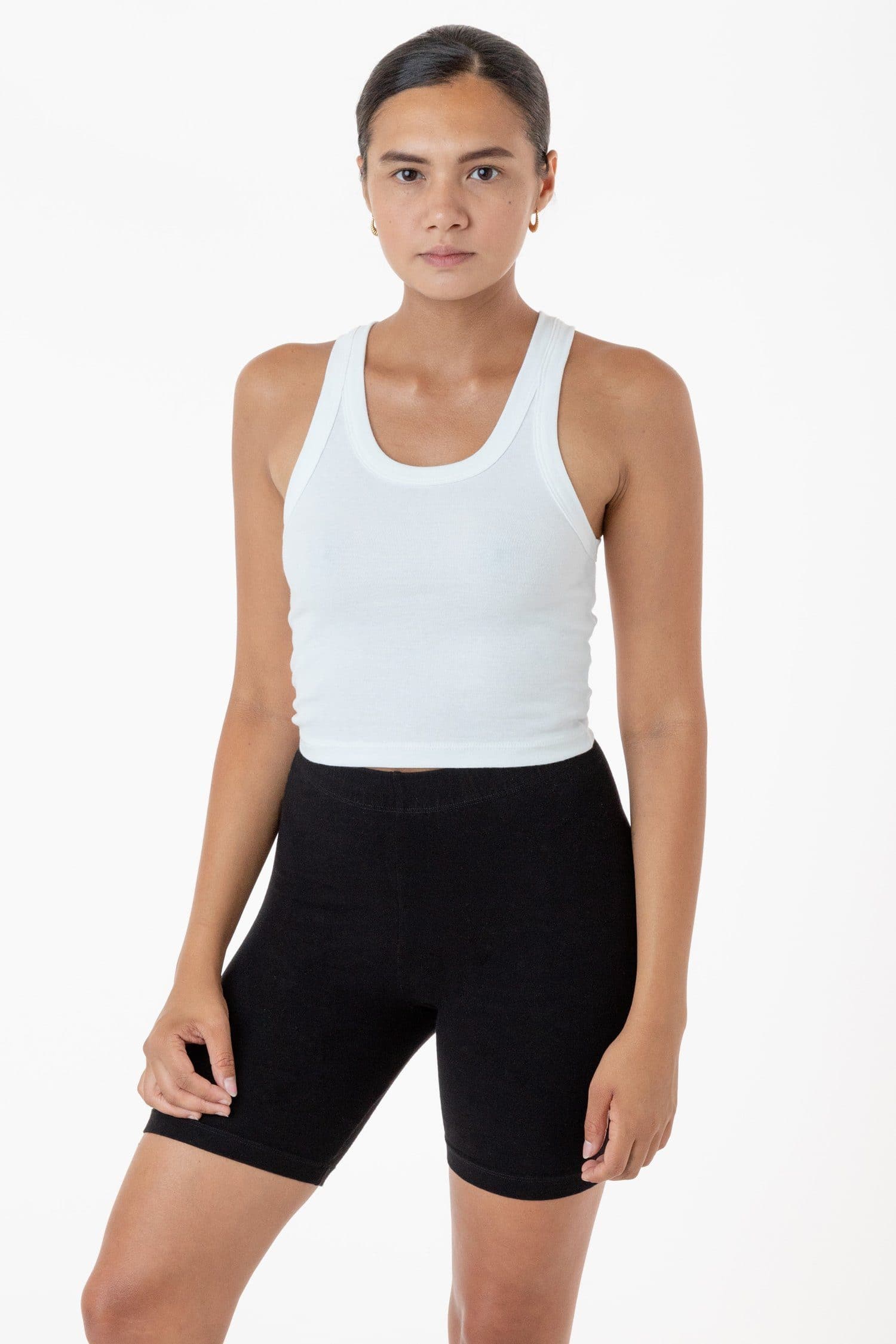 BABY RIB SPORTY CROP TANK 16