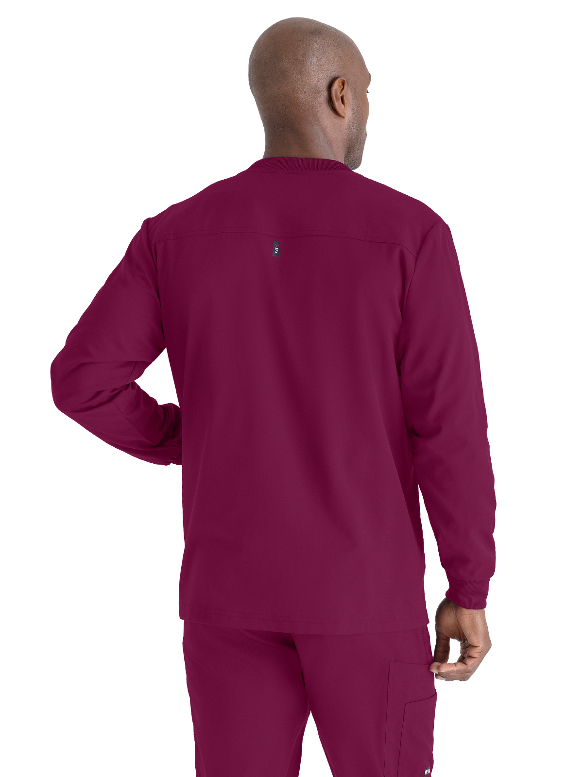 Grey's Anatomy Spandex Stretch - Men's Five-Pocket React Warm-Up Scrub Jacket 38