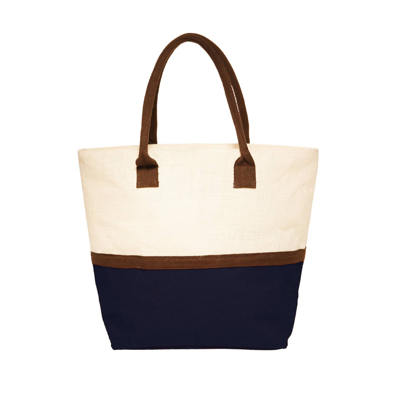Dual Tone Jute Tote Bag, custom tote bag with logo imprint 4