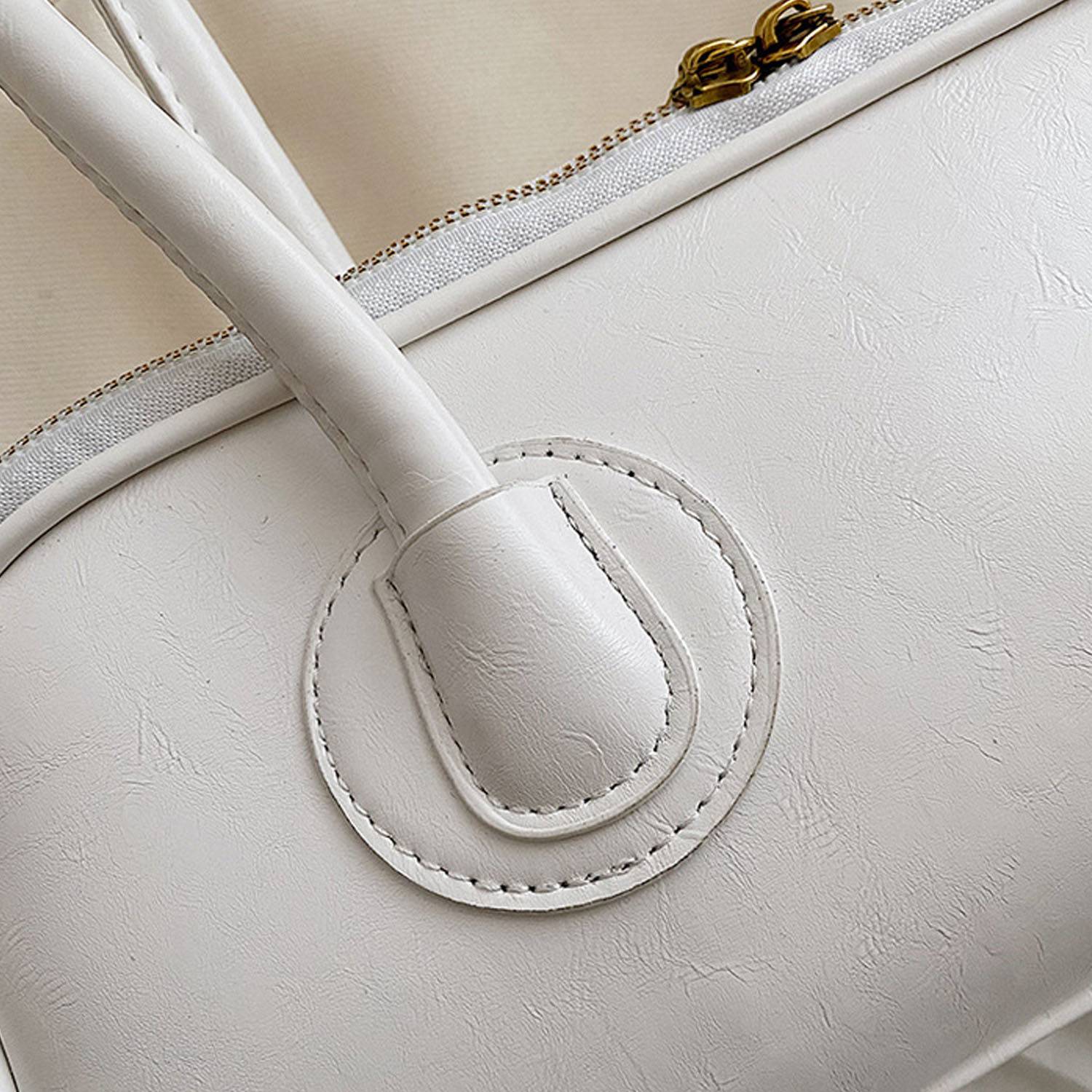 Women's PU Leather Shoulder Bag w/ Zipper 13