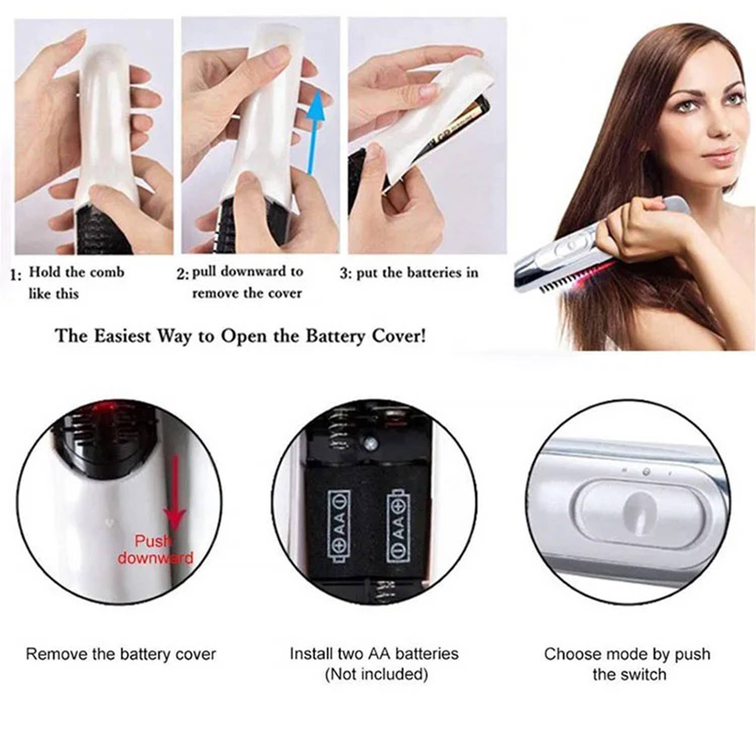 Electric Hair Massage Comb 2