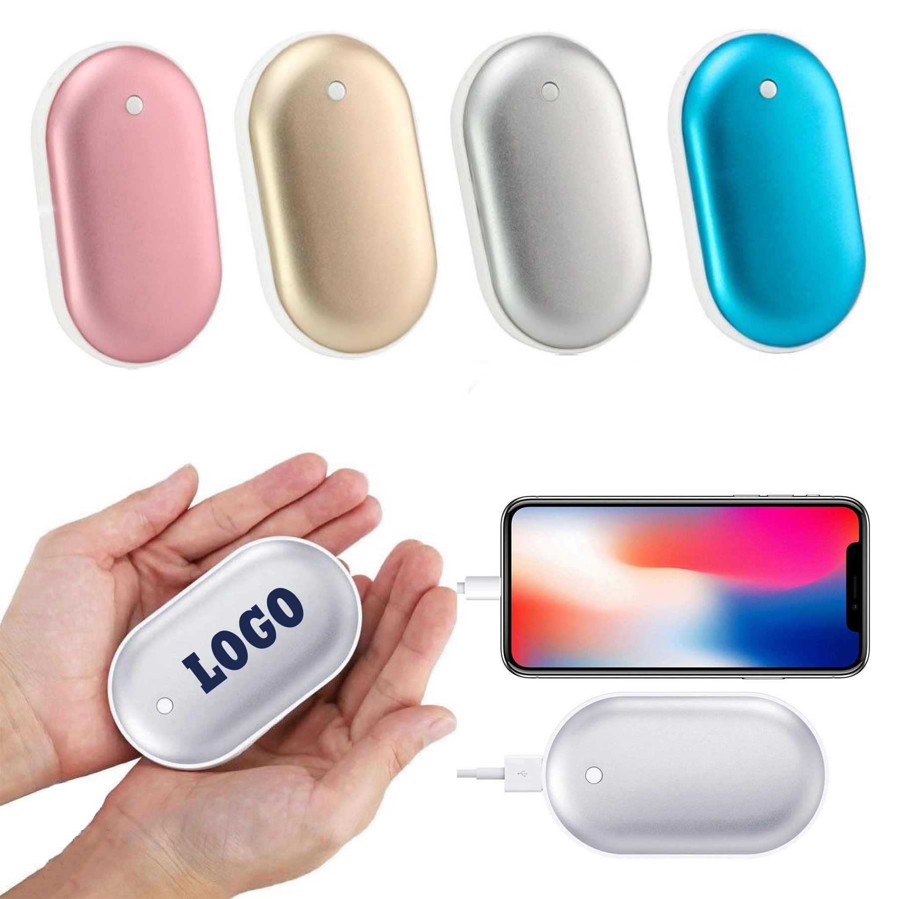 Mini Pocket Warm Hand Power Bank