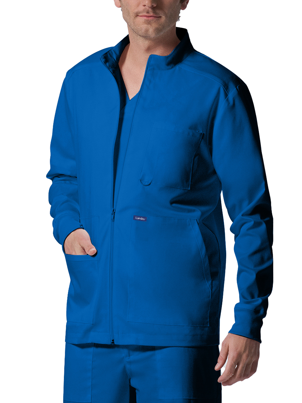 Landau - ProFlex - Men's Four-Pocket Mock Neck Zip-Front Jacket 11