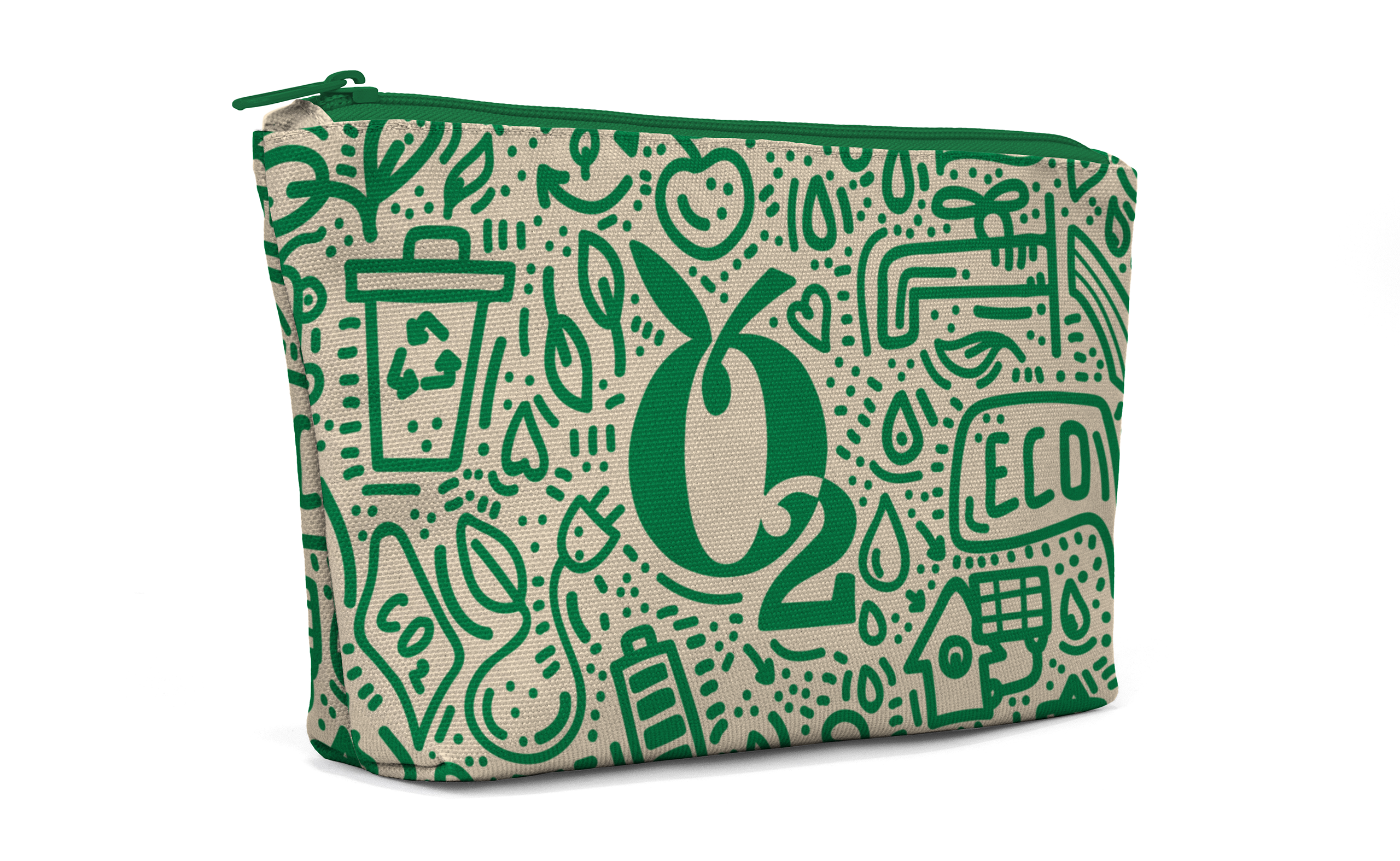 Recycled Canvas Gusset Pouch