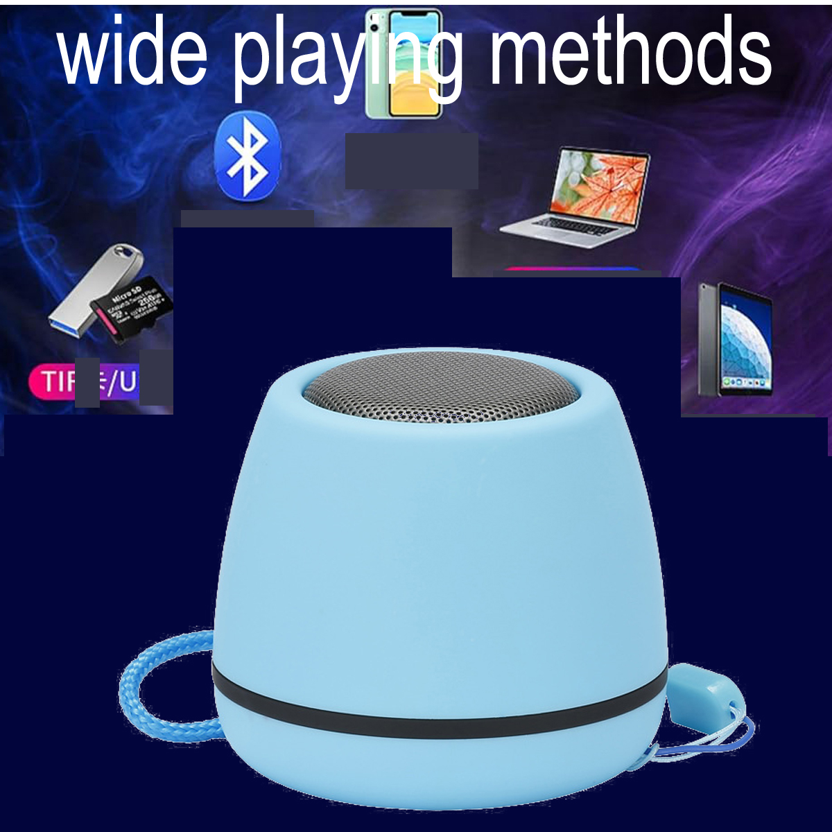 Portable Travel Speaker with Deep Bass 3