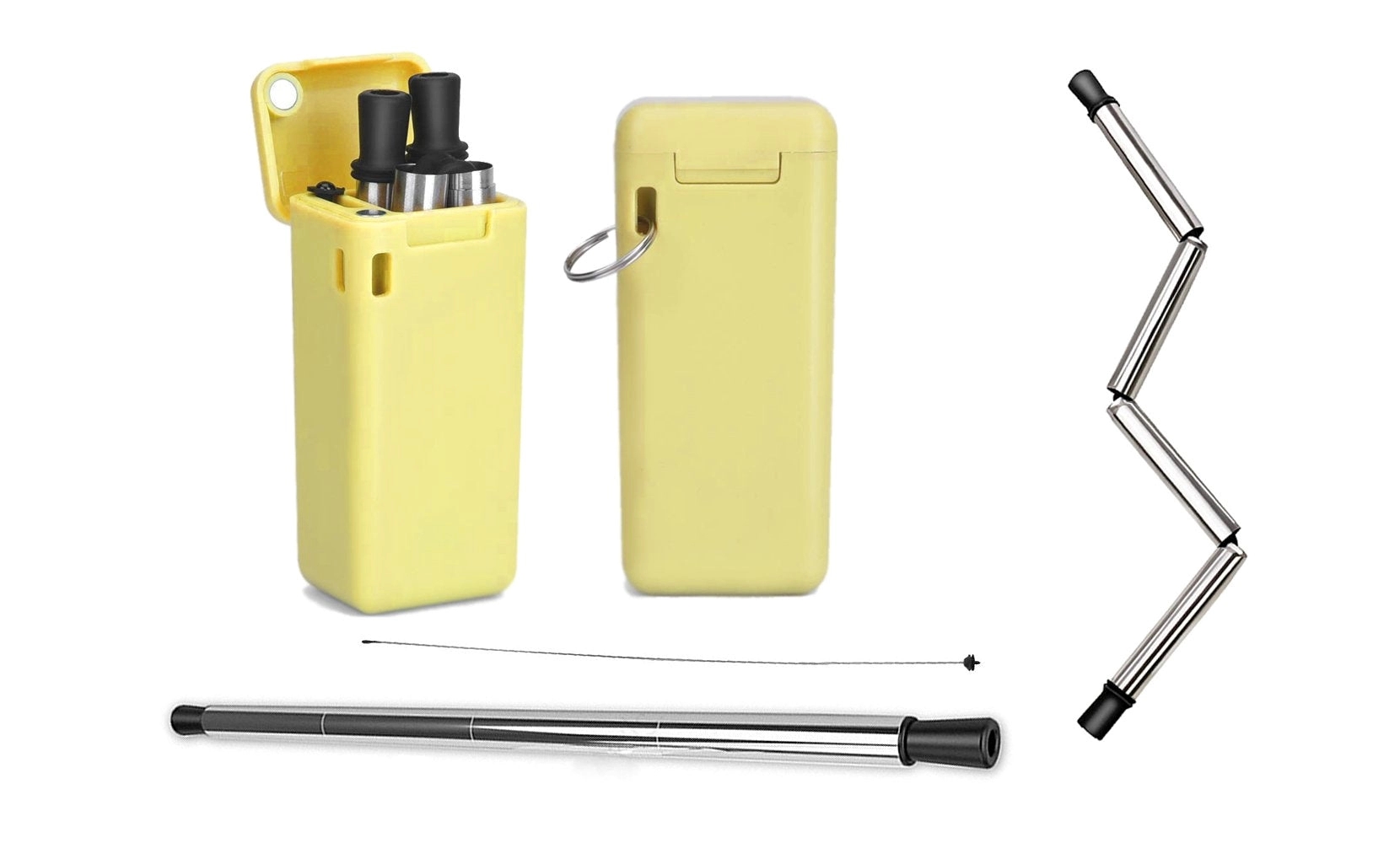 Collapsible Reusable Straw With Case 7