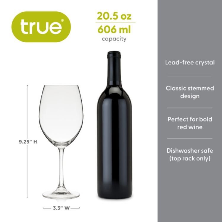 True® St. Julien Bordeaux Glass, set of 4 8